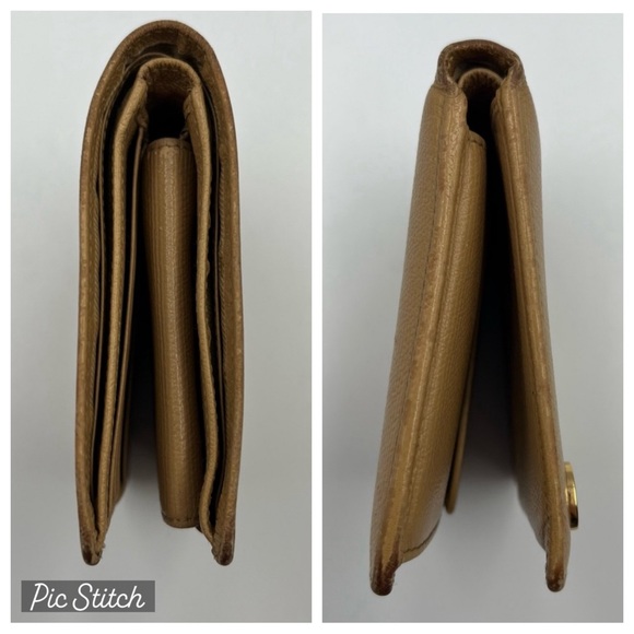 Chanel Bifold Leather Wallet in Tan - Picture 16 of 17
